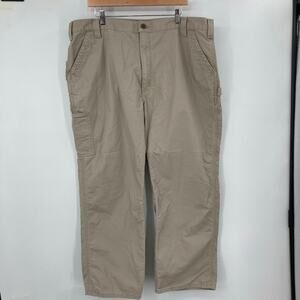 Carhartt Loose Original Fit Cargo Men’s 42x30 B151 Tan Khaki Pants Work Casual